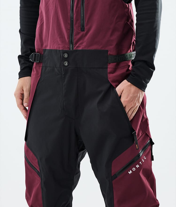 Montec Dozer Snowboardbyxa Herr Burgundy/Black, Image 4 of 6