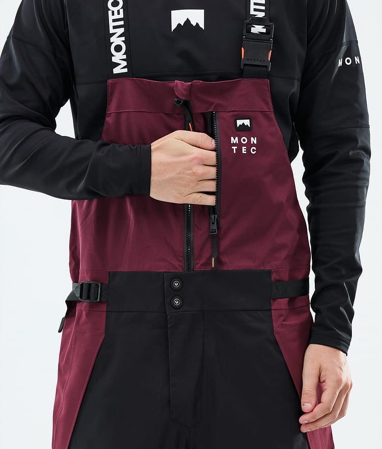 Montec Dozer Snowboardbyxa Herr Burgundy/Black, Image 5 of 6