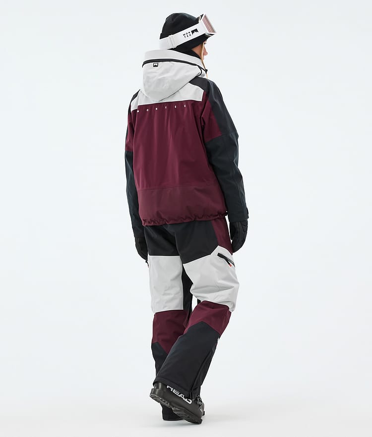 Montec Oracle W Skidjacka Dam Light Grey/Black/Burgundy, Bild 5 av 10
