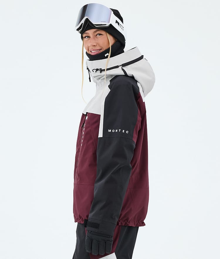 Montec Oracle W Skidjacka Dam Light Grey/Black/Burgundy, Image 5 of 9