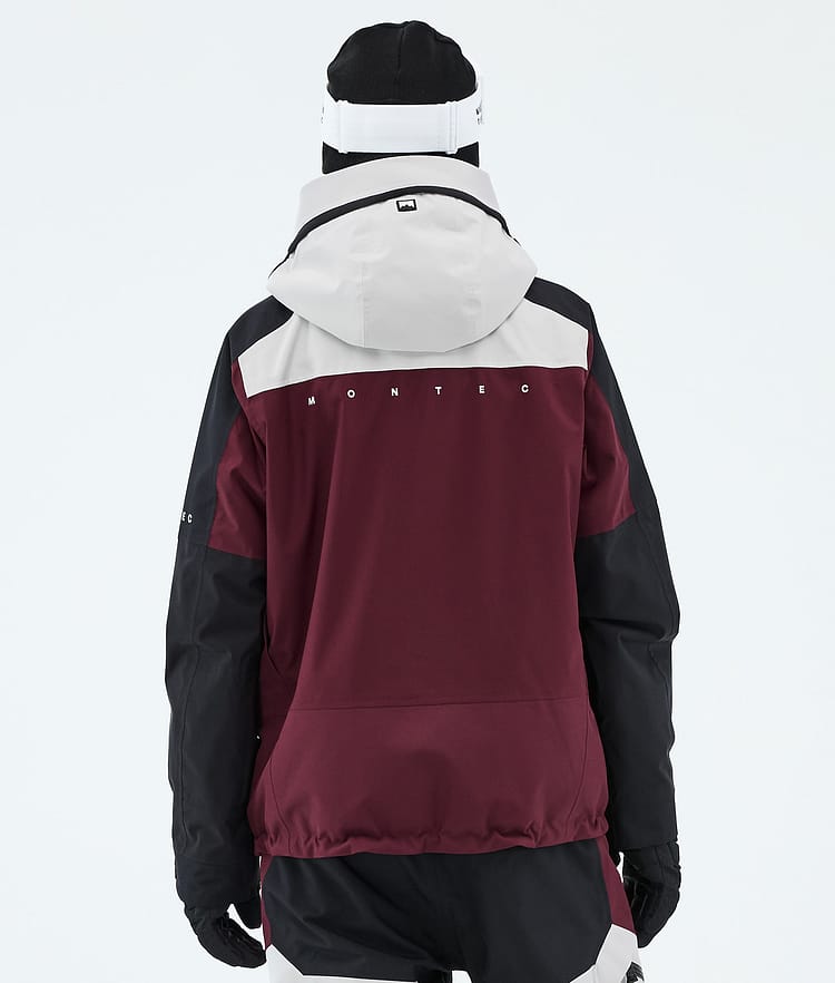 Montec Oracle W Skidjacka Dam Light Grey/Black/Burgundy, Image 6 of 9