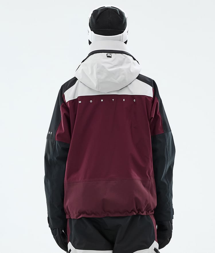 Montec Oracle W Skidjacka Dam Light Grey/Black/Burgundy, Bild 7 av 10