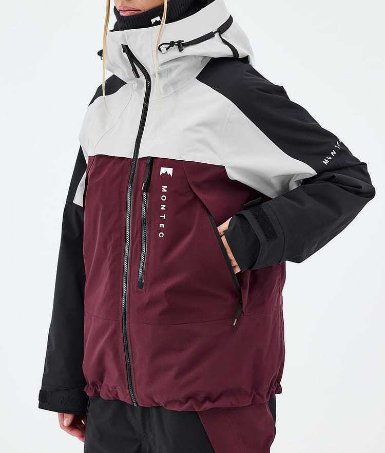 Montec Oracle W Skidjacka Dam Light Grey/Black/Burgundy, Image 7 of 9