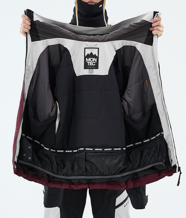 Montec Oracle W Skidjacka Dam Light Grey/Black/Burgundy, Image 9 of 9