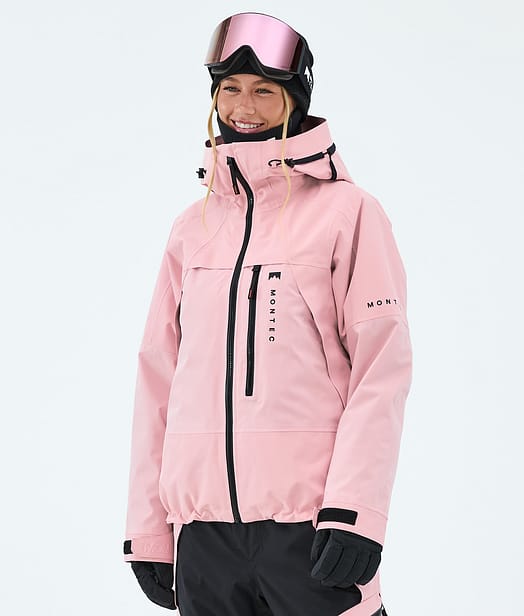 Montec Oracle W Snowboardjacka Kvinna Soft Pink