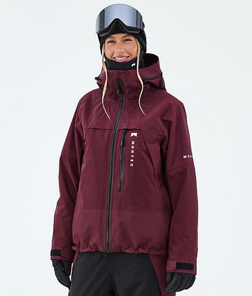Montec Oracle W Skidjacka Burgundy