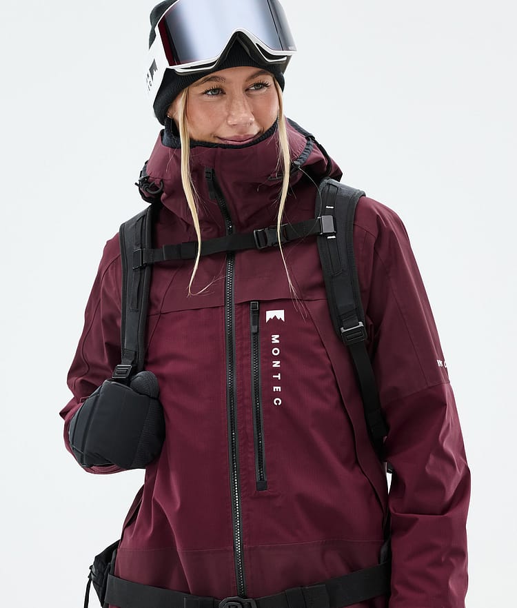 Montec Oracle W Snowboardjacka Dam Burgundy, Bild 2 av 10