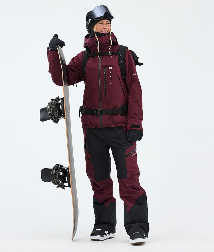Montec Oracle W Snowboardjacka Dam Burgundy, Image 2 of 9