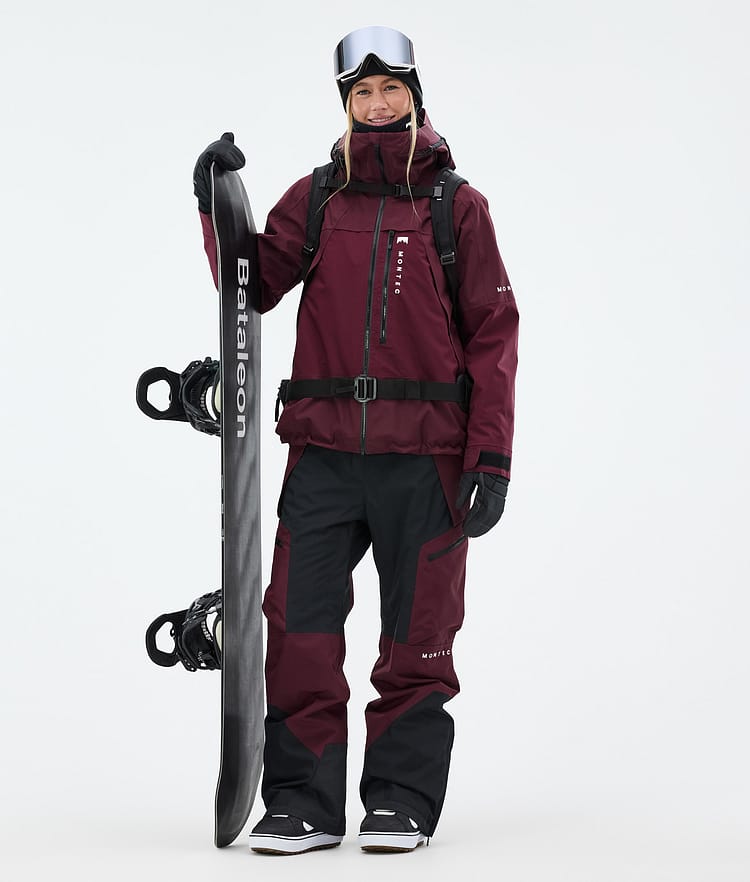 Montec Oracle W Snowboardjacka Dam Burgundy, Bild 3 av 10