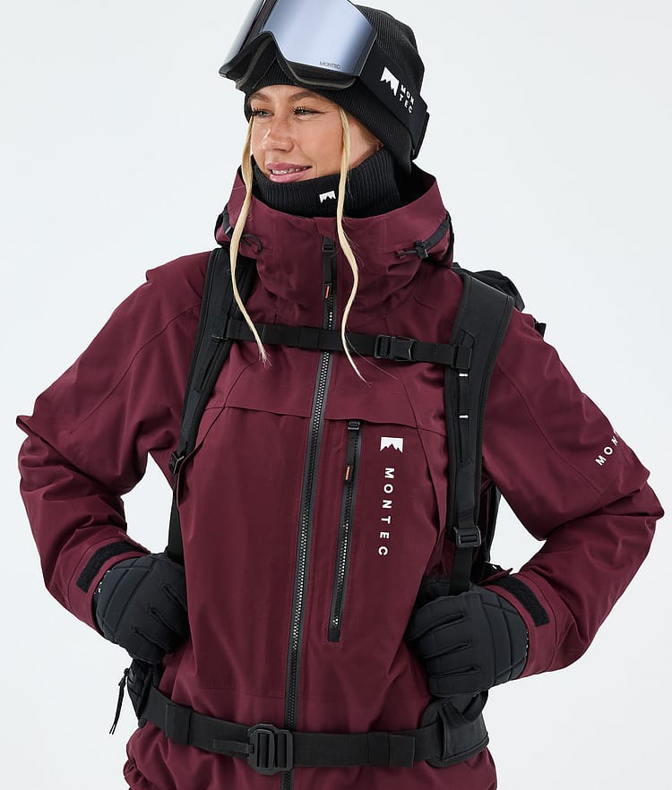 Montec Oracle W Snowboardjacka Dam Burgundy, Image 4 of 9