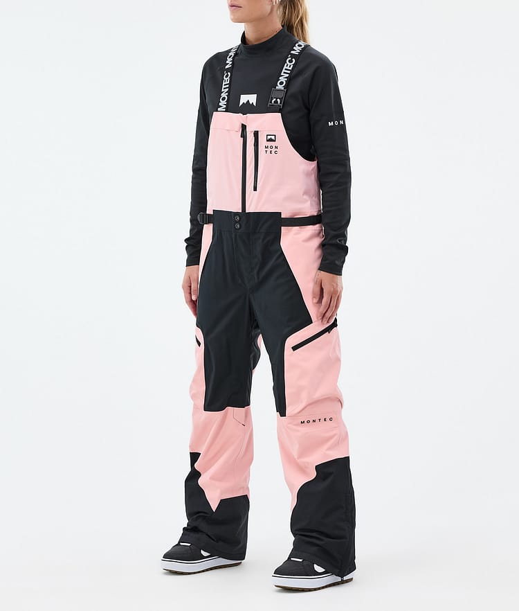 Montec Dozer W Snowboardbyxa Dam Soft Pink/Black, Bild 1 av 6