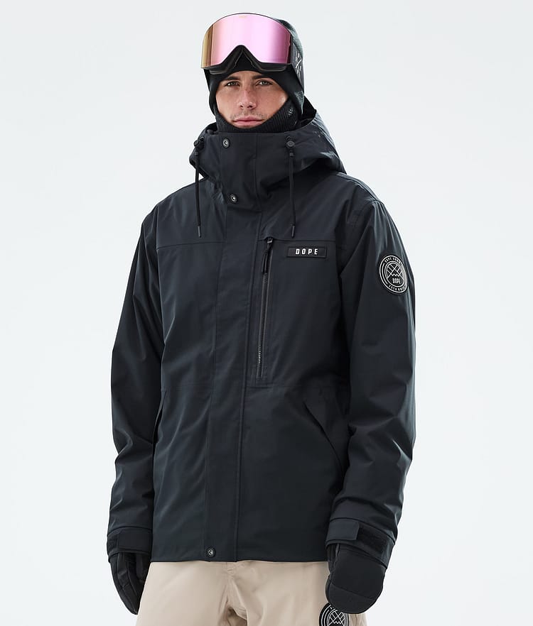 Dope Blizzard Full Zip Snowboardjacka Herr Black, Bild 1 av 9