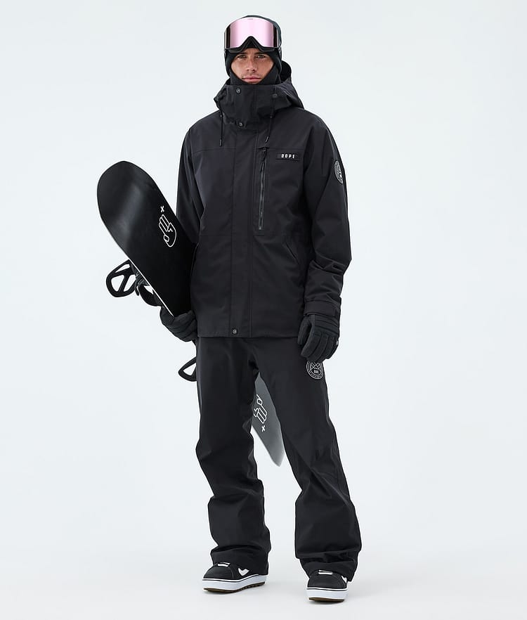 Dope Blizzard Full Zip Snowboardjacka Herr Black, Image 2 of 9