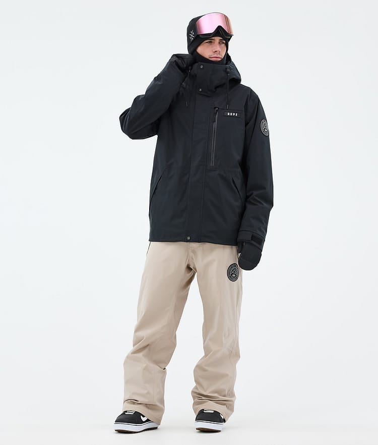 Dope Blizzard Full Zip Snowboardjacka Herr Black, Bild 2 av 9
