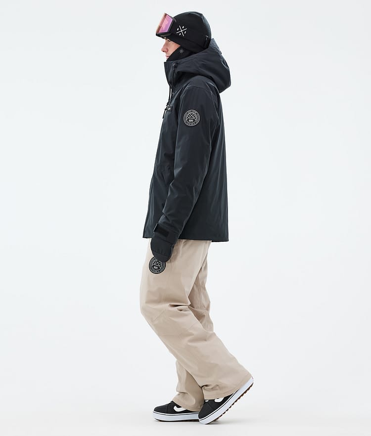 Dope Blizzard Full Zip Snowboardjacka Herr Black, Bild 3 av 9