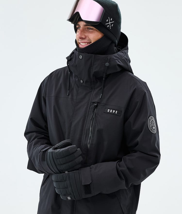 Dope Blizzard Full Zip Snowboardjacka Herr Black, Image 4 of 9