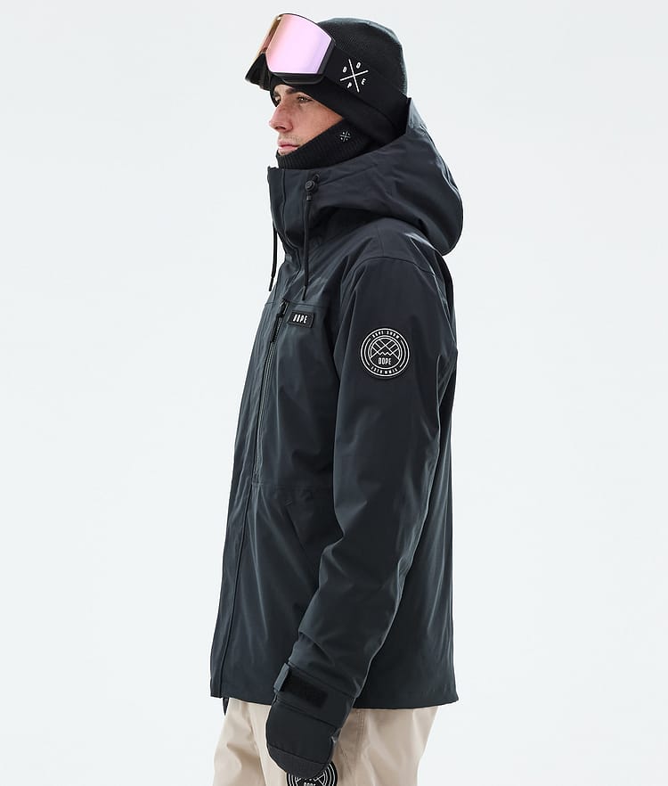 Dope Blizzard Full Zip Snowboardjacka Herr Black, Bild 5 av 9