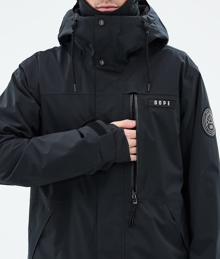 Dope Blizzard Full Zip Snowboardjacka Herr Black, Bild 8 av 9