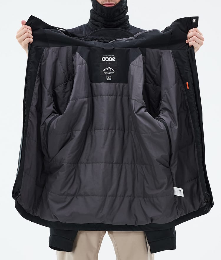 Dope Blizzard Full Zip Snowboardjacka Herr Black, Bild 9 av 9