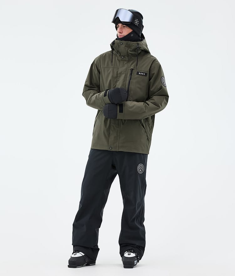 Dope Blizzard Full Zip Skidjacka Herr Olive Green, Bild 2 av 9