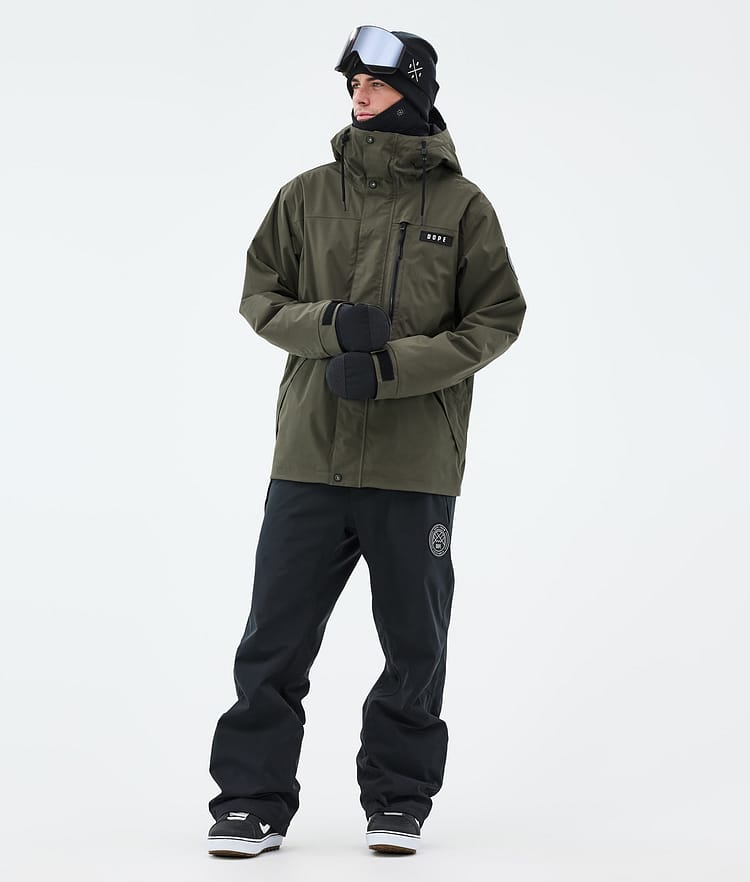 Dope Blizzard Full Zip Snowboardjacka Herr Olive Green, Bild 2 av 9
