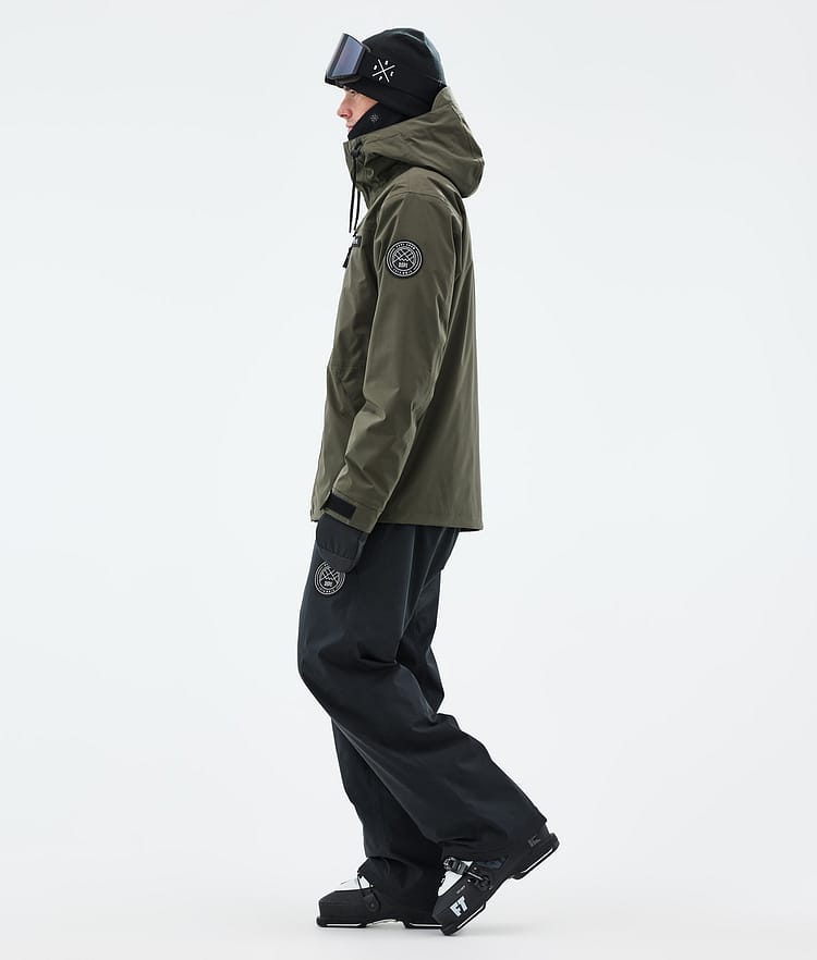 Dope Blizzard Full Zip Skidjacka Herr Olive Green, Bild 3 av 9
