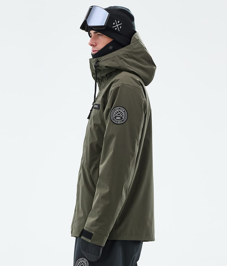 Dope Blizzard Full Zip Snowboardjacka Herr Olive Green, Bild 5 av 9