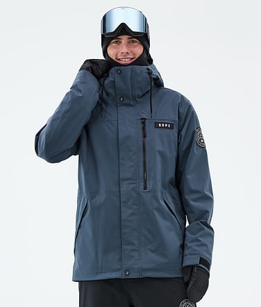 Dope Blizzard Full Zip Skidjacka Man Metal Blue
