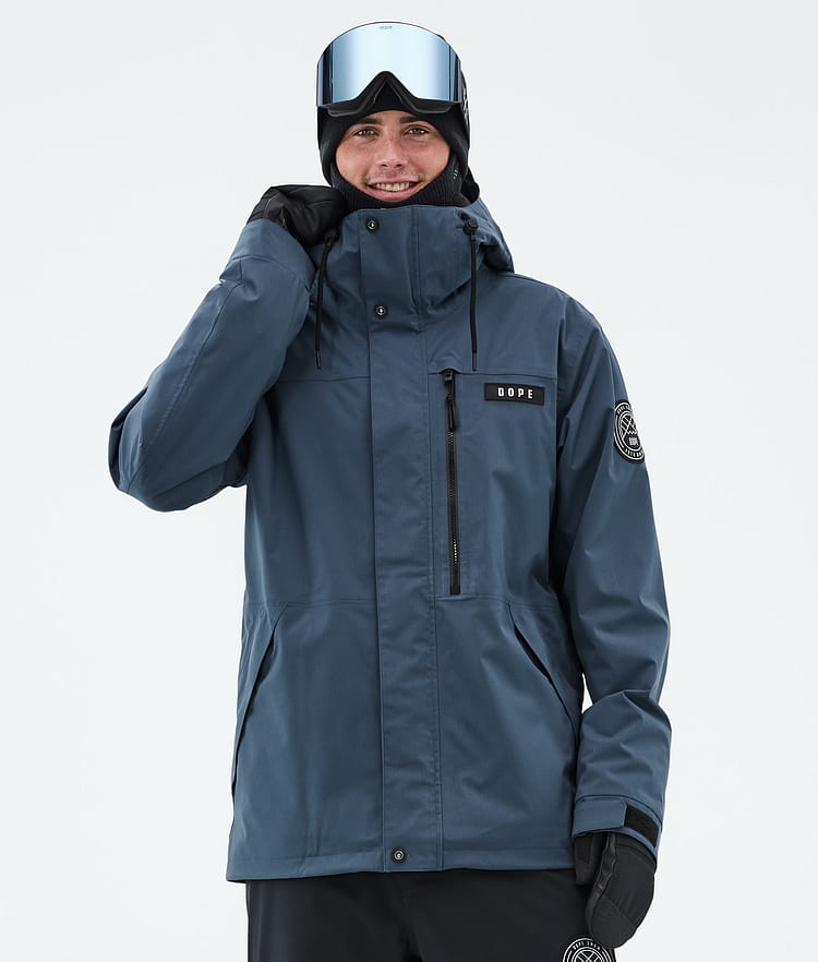 Dope Blizzard Full Zip Skidjacka Herr Metal Blue, Bild 1 av 10