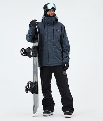 Dope Blizzard Full Zip Snowboardoutfit Metal Blue/Black