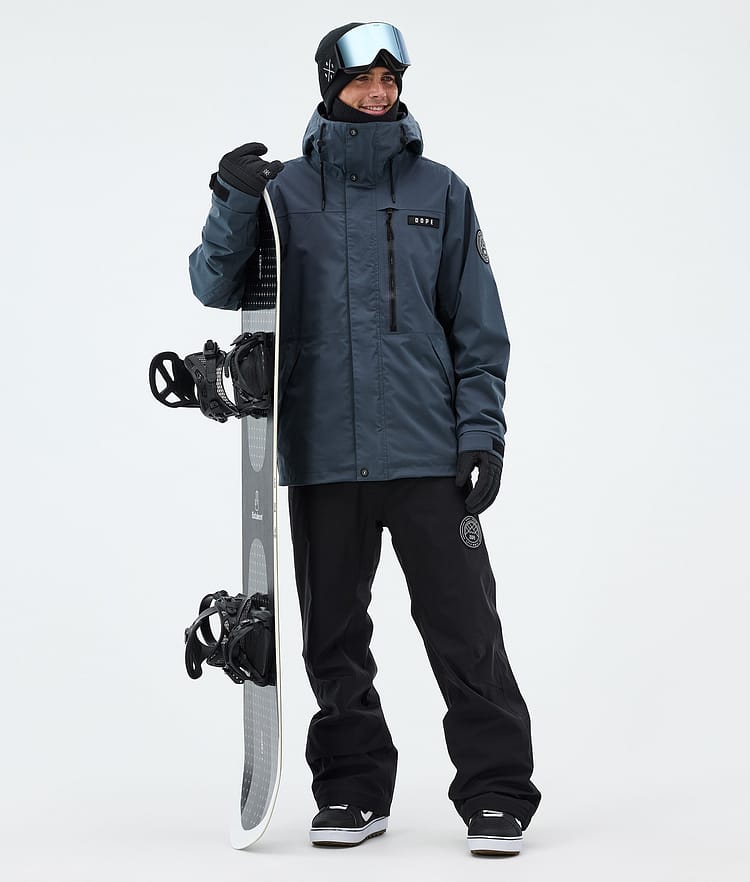 Dope Blizzard Full Zip Snowboardjacka Herr Metal Blue, Image 2 of 9