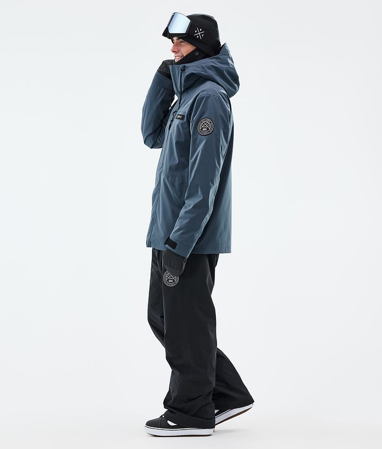 Dope Blizzard Full Zip Snowboardjacka Herr Metal Blue, Bild 4 av 10