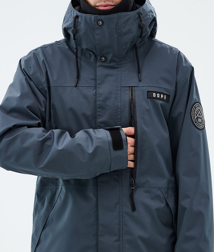 Dope Blizzard Full Zip Skidjacka Herr Metal Blue, Image 8 of 9