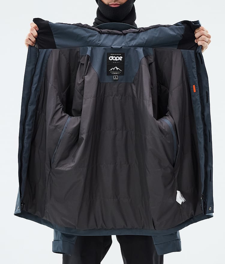 Dope Blizzard Full Zip Skidjacka Herr Metal Blue, Image 9 of 9