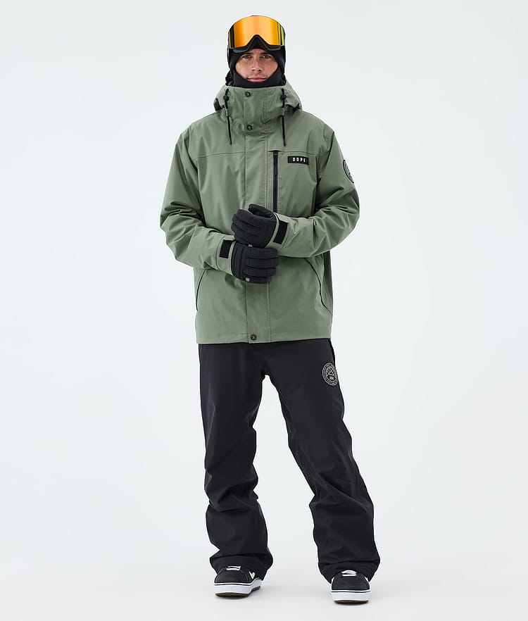 Dope Blizzard Full Zip Snowboardjacka Herr Moss Green, Image 2 of 9
