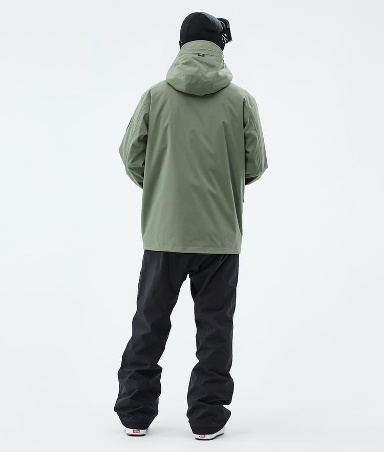 Dope Blizzard Full Zip Snowboardjacka Herr Moss Green, Image 3 of 9