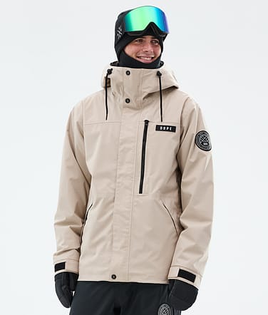 Dope Blizzard Full Zip Skidjacka Man Sand