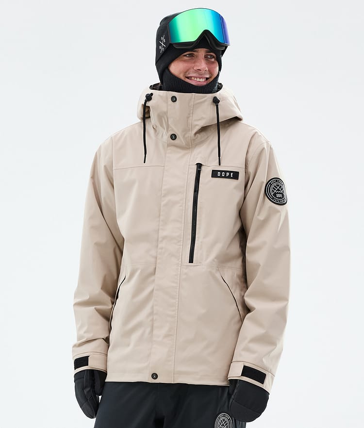 Dope Blizzard Full Zip Skidjacka Herr Sand, Bild 1 av 9