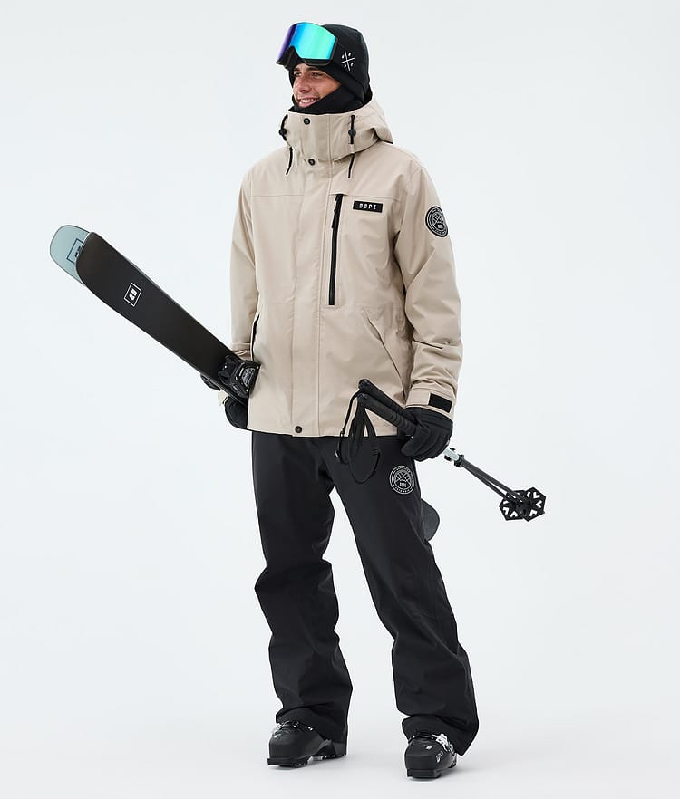 Dope Blizzard Full Zip Skidjacka Herr Sand, Image 2 of 9