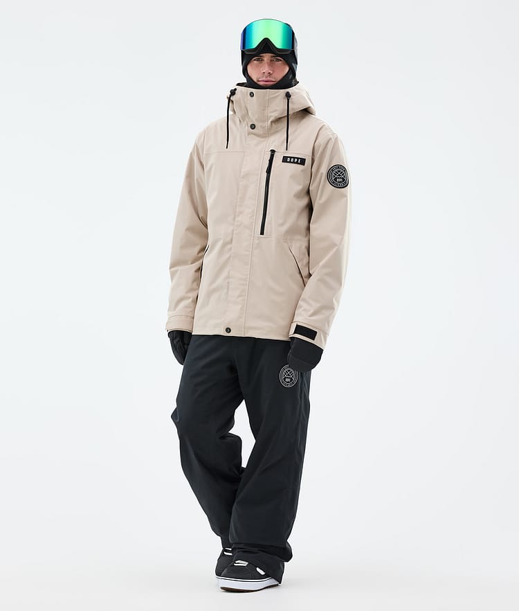 Dope Blizzard Full Zip Snowboardjacka Herr Sand, Bild 2 av 9