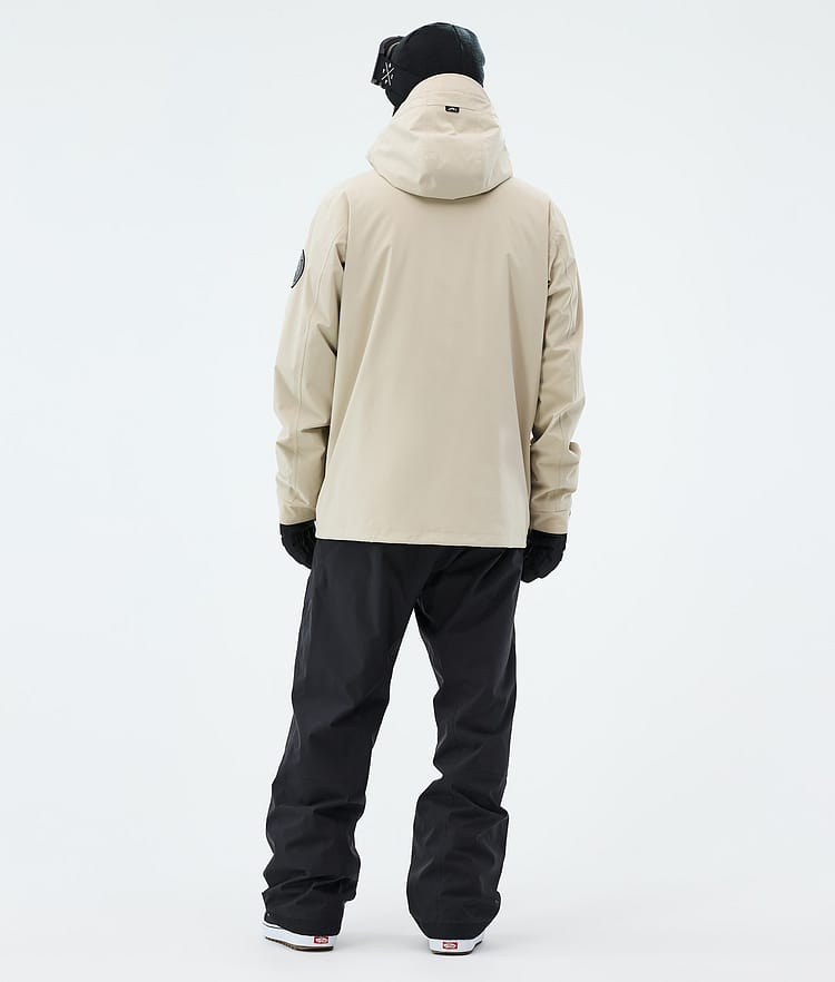 Dope Blizzard Full Zip Snowboardjacka Herr Sand, Image 3 of 9