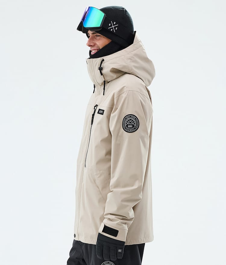 Dope Blizzard Full Zip Skidjacka Herr Sand, Image 5 of 9