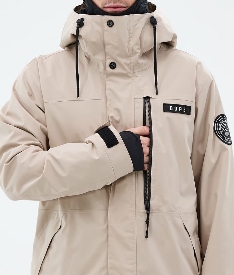 Dope Blizzard Full Zip Skidjacka Herr Sand, Bild 8 av 9