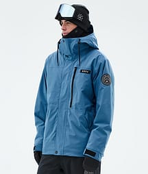 Dope Blizzard Full Zip Snowboardjacka Herr Blue Steel