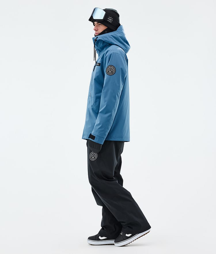 Dope Blizzard Full Zip Snowboardjacka Herr Blue Steel, Bild 3 av 9