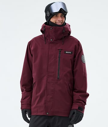 Dope Blizzard Full Zip Snowboardjacka Burgundy