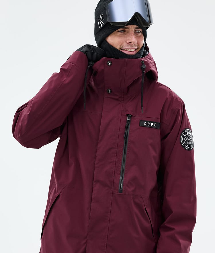 Dope Blizzard Full Zip Skidjacka Herr Burgundy, Bild 2 av 10