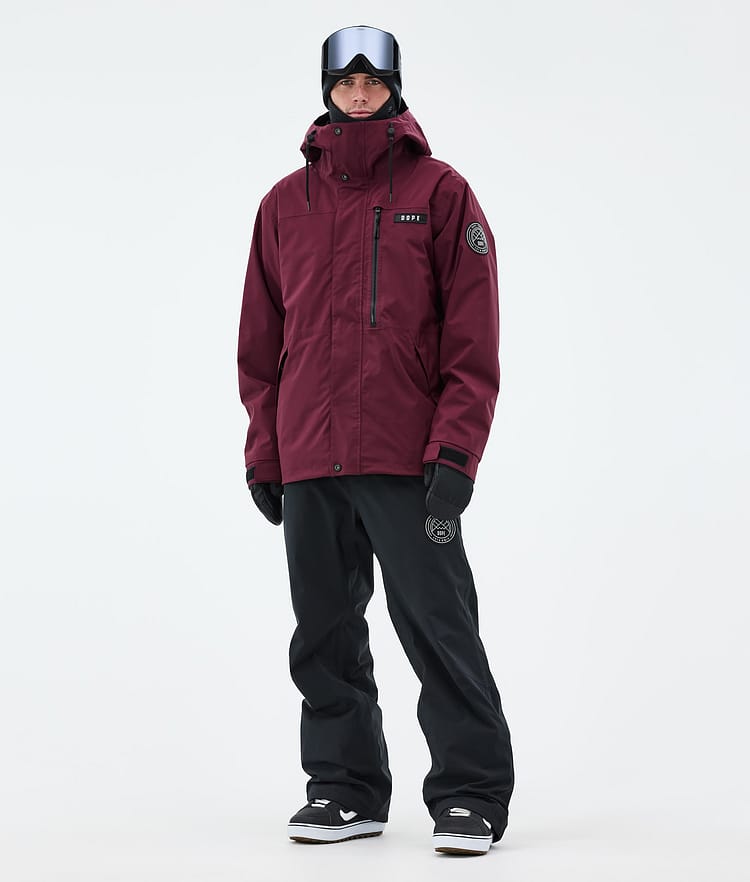 Dope Blizzard Full Zip Snowboardjacka Herr Burgundy, Bild 3 av 10