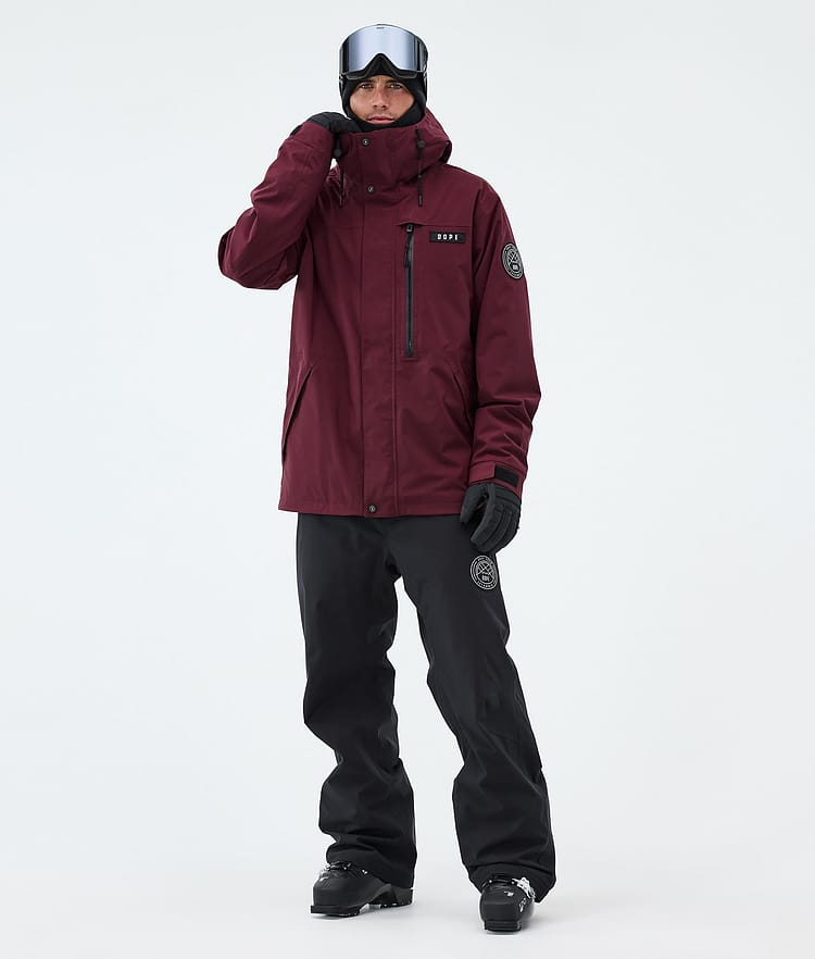 Dope Blizzard Full Zip Skidjacka Herr Burgundy, Image 2 of 9
