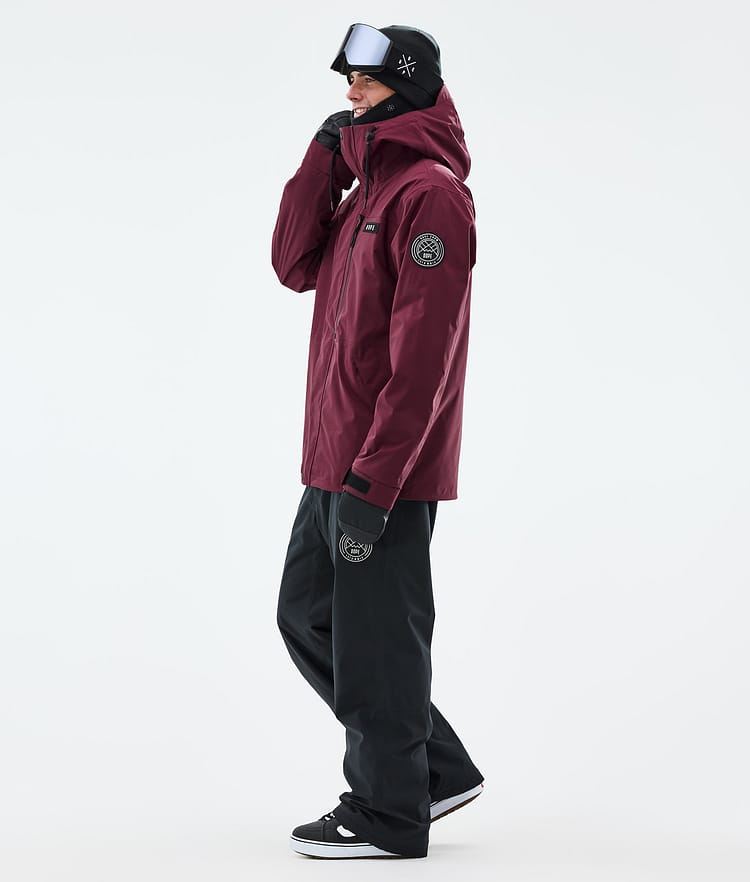 Dope Blizzard Full Zip Snowboardjacka Herr Burgundy, Bild 4 av 10